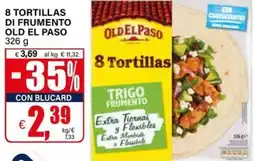 Il Gigante 8 tortillas di frumento OLD EL PASO offerta