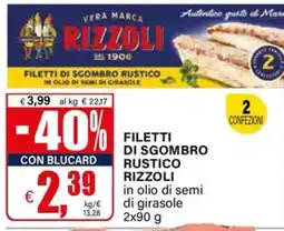 Il Gigante Filetti di scombro rustico RIZZOLI offerta