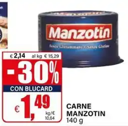 Il Gigante Carne MANZOTIN offerta