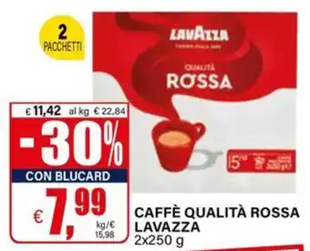 Il Gigante Caffè qualità rossa LAVAZZA offerta