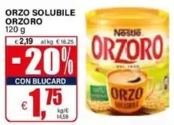 Il Gigante Orzo solubile ORZORO offerta