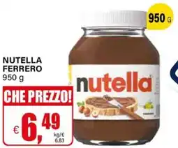 Il Gigante Nutella FERRERO offerta