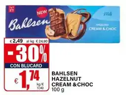 Il Gigante Bahlsen hazelnut cream & choc offerta