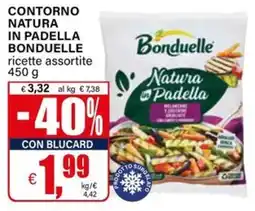 Il Gigante Contorno natura in padella BONDUELLE offerta
