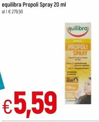 Famila equilibra Propoli Spray 20ml offerta