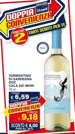 Il Gigante Vermentino di sardegna doc CALA DEI MORI offerta
