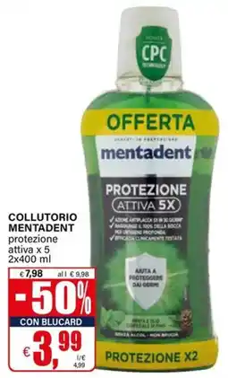 Il Gigante Collutorio MENTADENT offerta