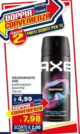 Il Gigante Deodorante AXE offerta