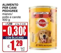 Il Gigante Alimento per cani PEDIGREE offerta