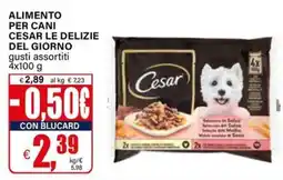 Il Gigante Alimento per cani cesar le delizie del giorno offerta