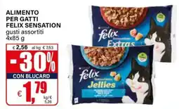 Il Gigante Alimento per gatti FELIX SENSATION offerta