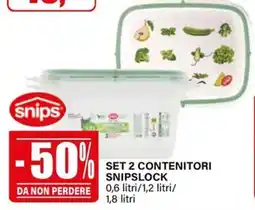 Il Gigante Set 2 contenitori SNIPSLOCK offerta