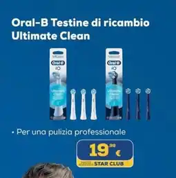 Euronics Oral-B Testine di ricambio Ultimate Clean offerta