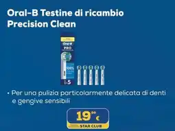 Euronics Oral-B Testine di ricambio Precision Clean offerta