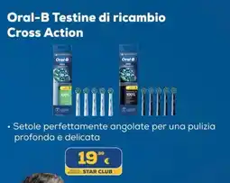 Euronics Oral-B Testine di ricambio Cross Action offerta