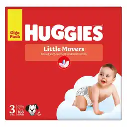 Spazio Conad PANNOLINI O PANTS LITTLE MOVERS HUGGIES offerta