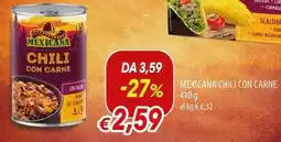 Galassia Mexicana chili con carne offerta