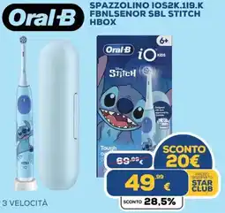 Euronics Oral-B SPAZZOLINO IOS2K.119.K FBNLSENOR SBL STITCH HBOX offerta