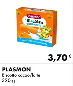 Iper Tosano PLASMON Biscotto cacao/latte offerta