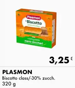 Iper Tosano PLASMON Biscotto class/-30% zucch. offerta