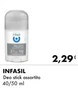 Iper Tosano INFASIL Deo stick offerta