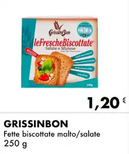 Iper Tosano GRISSINBON Fette biscottate malto/salate offerta