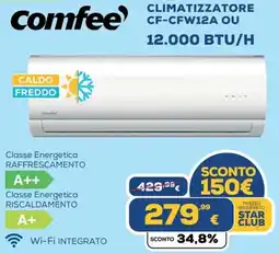 Euronics comfee CLIMATIZZATORE CF-CFW12A OU offerta