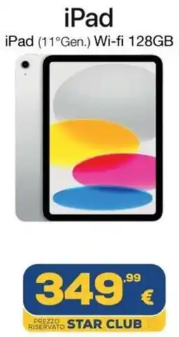 Euronics iPad (11°Gen.) Wi-fi 128GB offerta