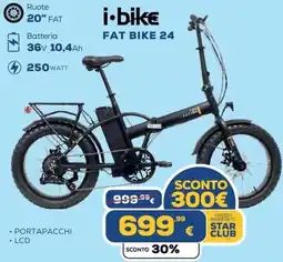 Euronics i.bike FAT BIKE 24 offerta