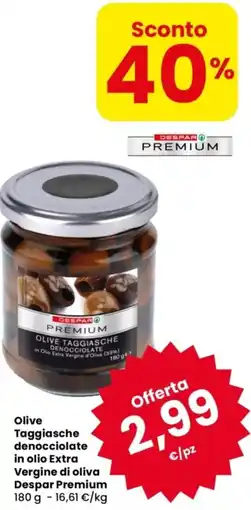 Despar Olive Taggiasche denocciolate in olio Extra Vergine di oliva Despar Premium offerta