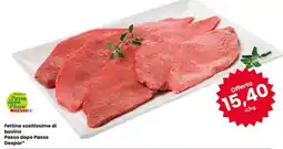 Eurospar Fettine sceltissime di bovino Passo dopo Passo Despar offerta