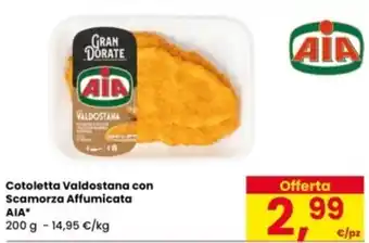 Eurospar Cotoletta Valdostana con Scamorza Affumicata AIA offerta