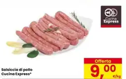 Eurospar Salsiccia di pollo Cucina Express offerta