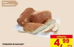 Eurospar Ciabatta di semola offerta