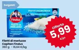 Eurospar Filetti di merluzzo Capitan Findus offerta
