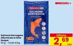 Eurospar Salmone Norvegese Affumicato a Fette Despar offerta