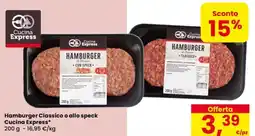 Despar Hamburger Classico o allo speck Cucina Express offerta