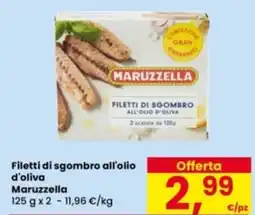 Eurospar Filetti di sgombro all'olio d'oliva Maruzzella offerta