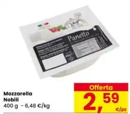 Eurospar Mozzarella Nobili offerta