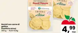 Eurospar Ravioli con carne di gallina Pastificio Artusi offerta