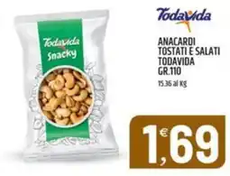 Ard Discount Anacardi tostati e salati TODAVIDA offerta