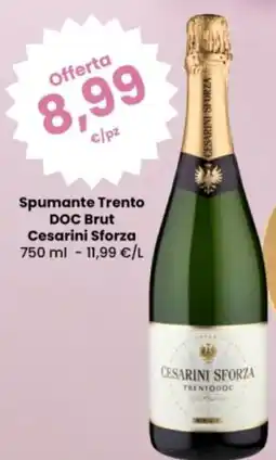 Eurospar Spumante Trento DOC Brut Cesarini Sforza offerta