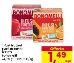 Eurospar Infusi Fruttosi Bonomelli offerta