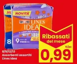 Eurospar 8/9/12/13 Assorbenti Lines Idea offerta