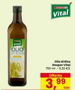 Eurospar Olio di Riso Despar Vital offerta