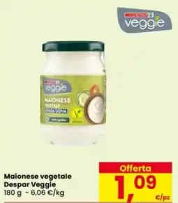 Eurospar Maionese vegetale Despar Veggie offerta