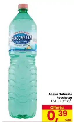 Eurospar Acqua Naturale Rocchetta offerta