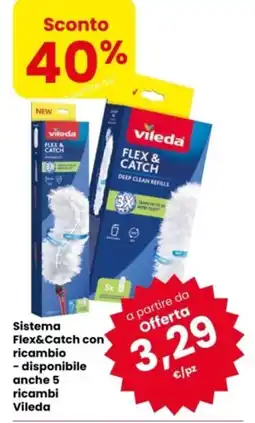 Eurospar Sistema Flex&Catch con ricambio Vileda offerta