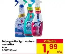 Eurospar Detergenti o Sgrassatore Ace offerta
