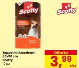 Eurospar Tappetini Assorbenti 60x90 cm Scotty offerta